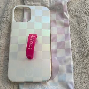 Clear Phone Case with Pink Accents
12/12 pro
